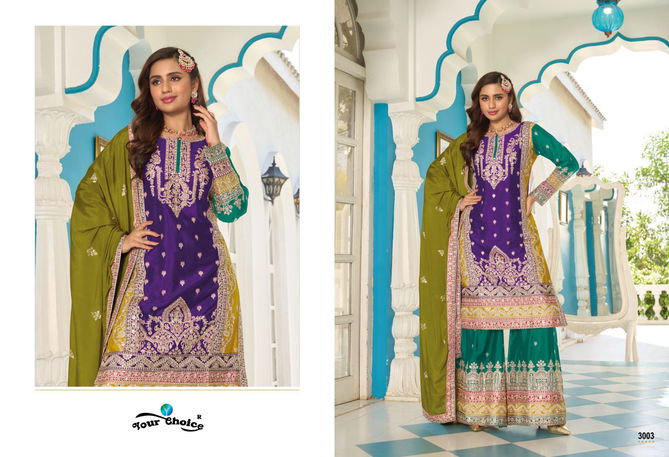 BeeBa By Your Choice Heavy Wedding Wear Sharara Readymade Suits Wholesale Market In Surat